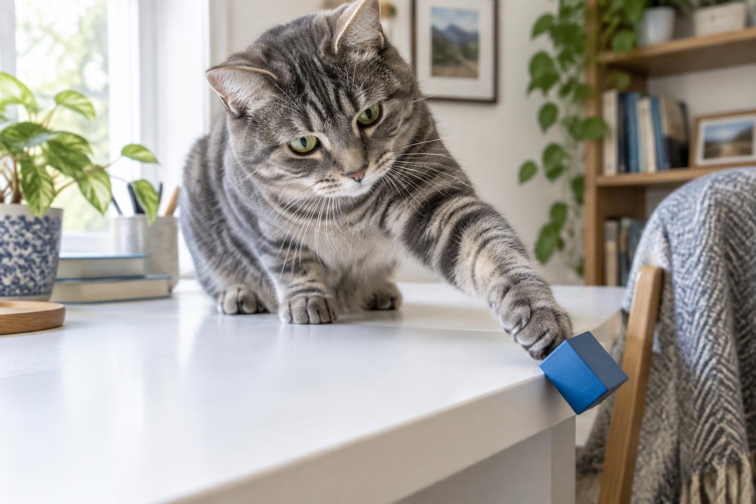 The Science of Mischief: Why Cats Intentionally Knock Things Off Tables